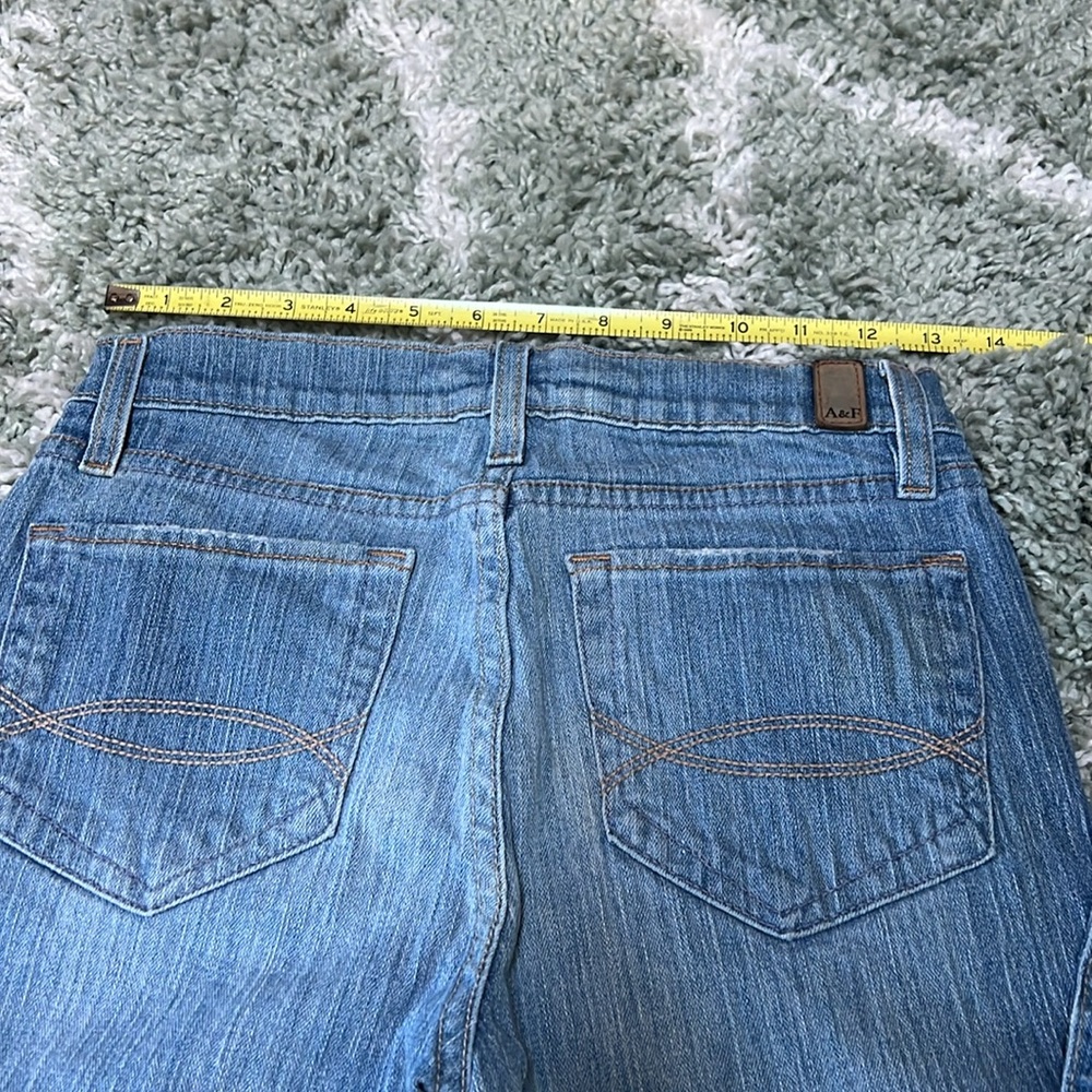 Vintage 🤍Y2K Abercrombie & Fitch👖stretch 2L boot cut Emma jeans BACK TO SCHOOL - Picture 5 of 9